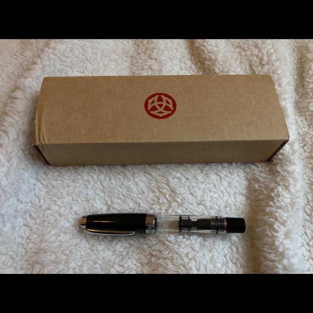 Mini Piston Filling Fountain Pen TWSBI Clear/Black